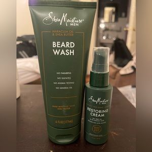 Shea Moisture Beard Wash & Restoring Cream
